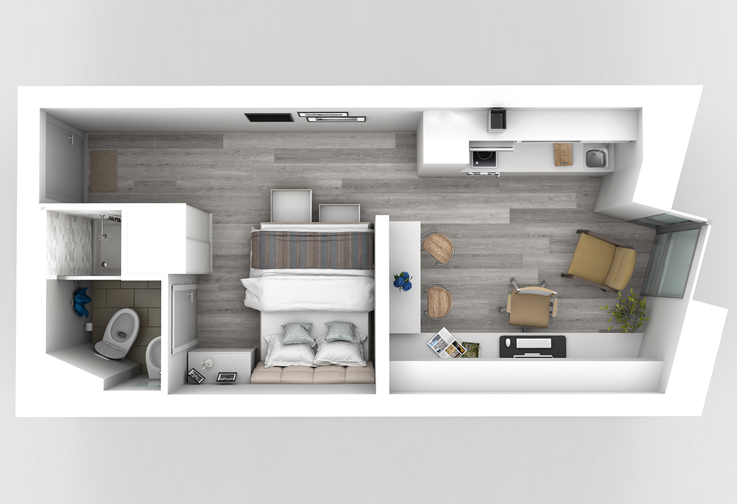 Park One Residence Newcastle Internal Layout